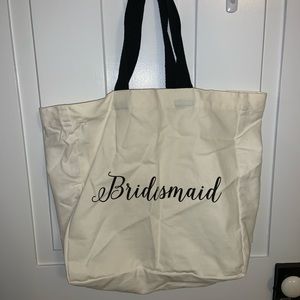 Large bridesmaid tote